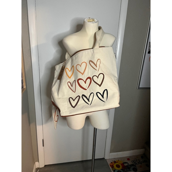 nwt oversized tote with clutch purse by Madrid - Picture 2 of 9